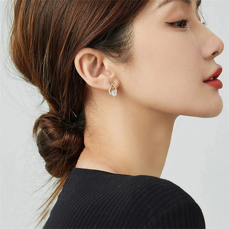 Cross Stud Earrings For Women
